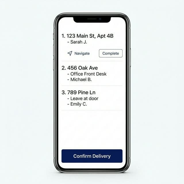 Site check-in interface